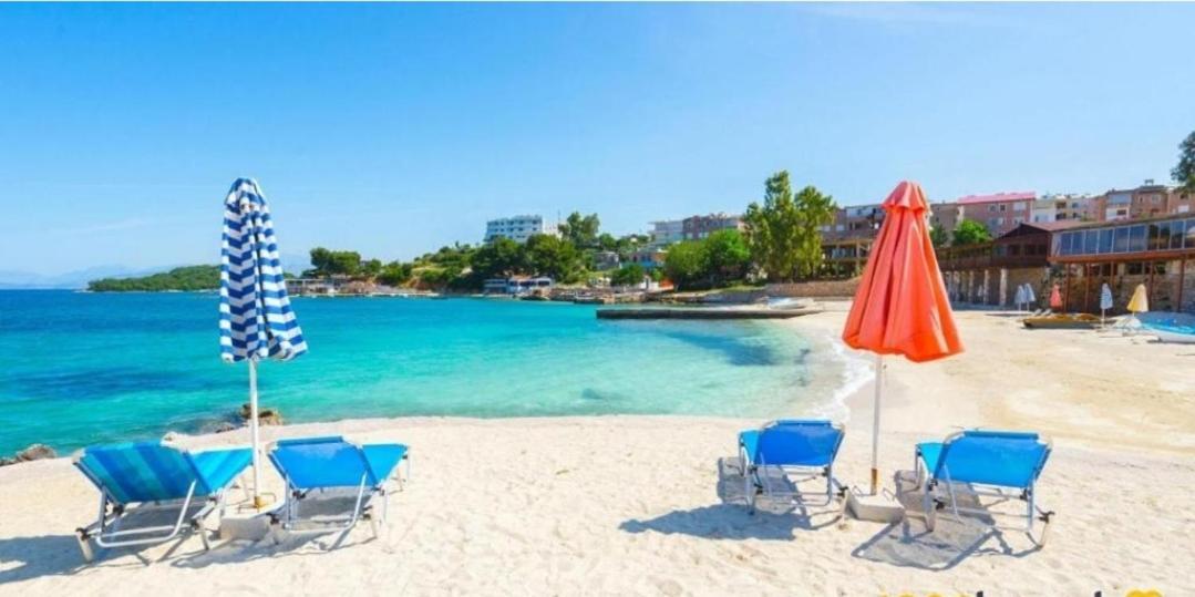 Blue Hotel Ksamil Bagian luar foto